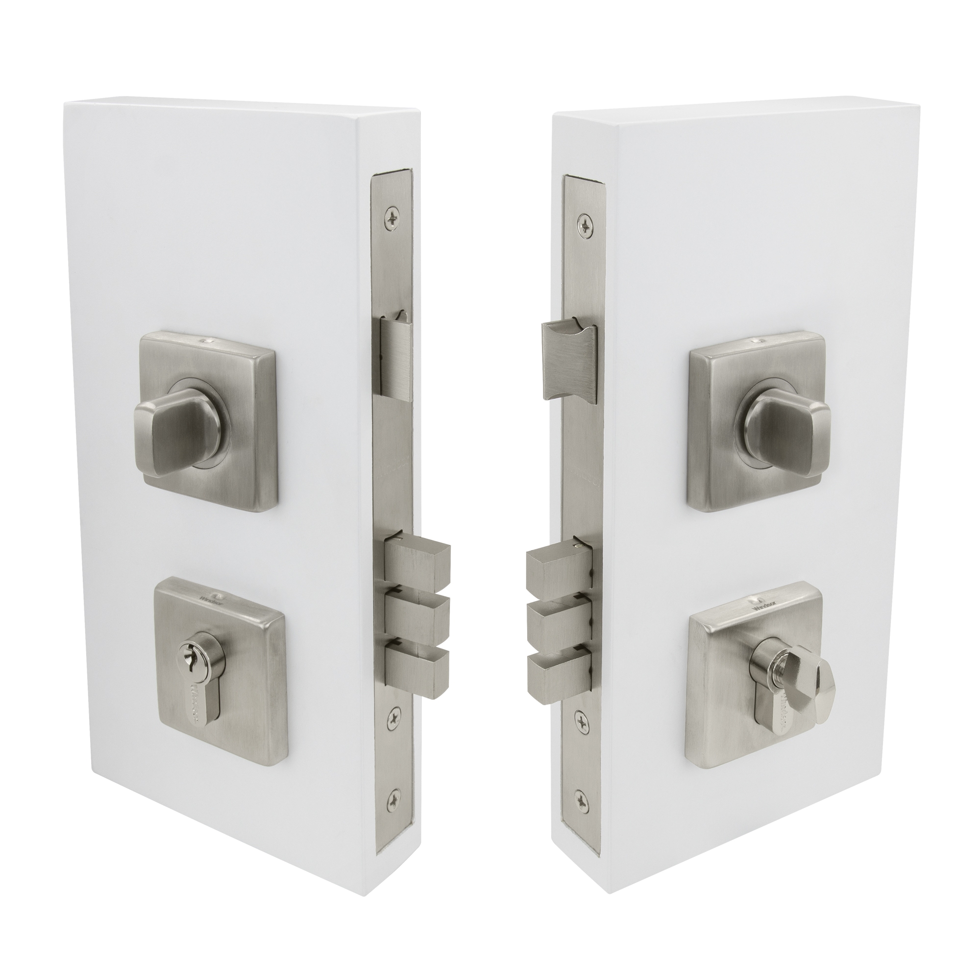 Pull Handle Double Turn Lock Square 60mm
