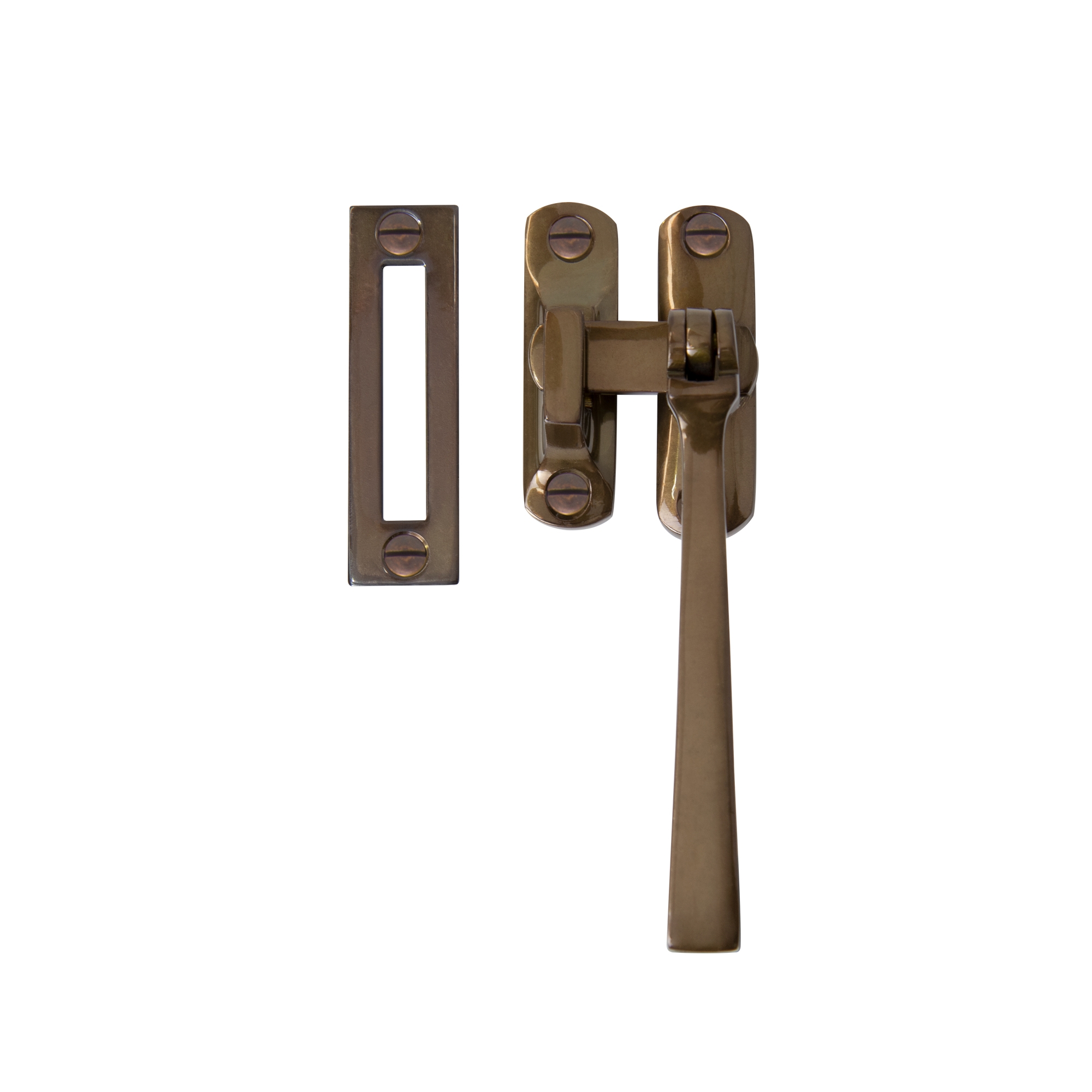 Square Hand Rubbed Antique Brass Handles