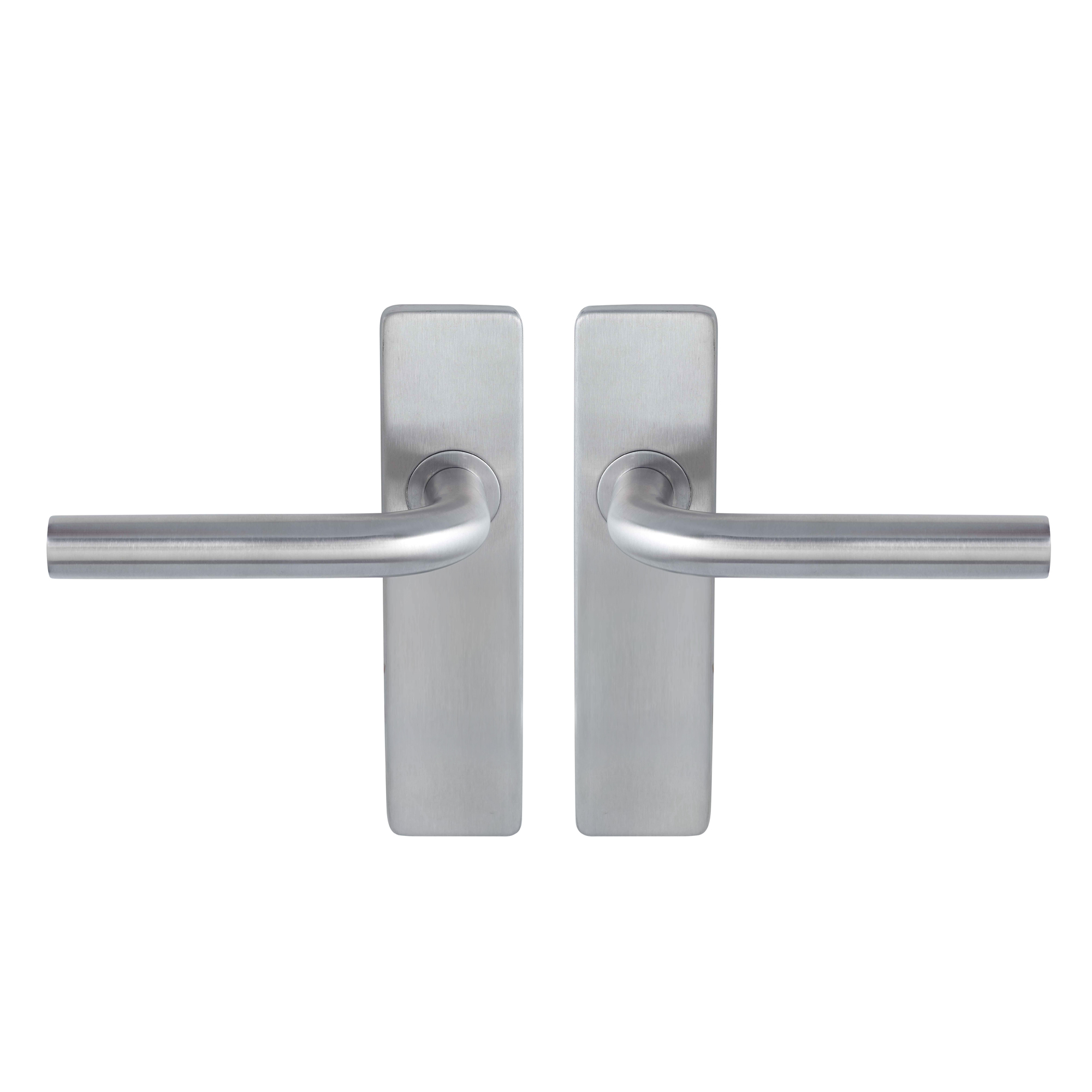 Ellipse Stainless Lever Plate Blank