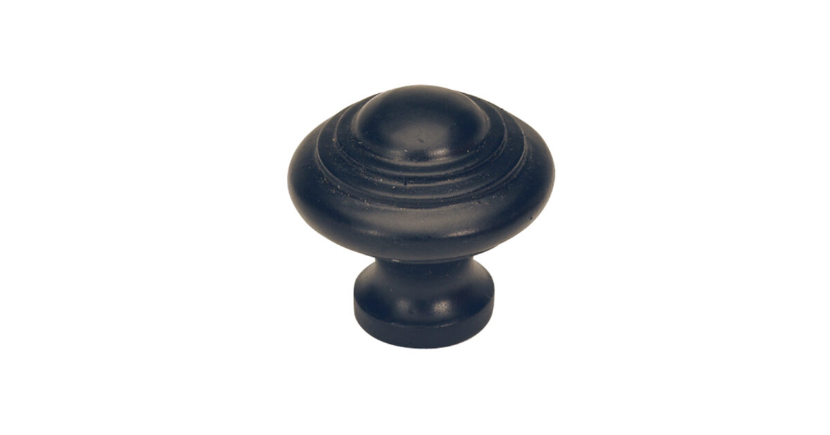 Black Iron - 25mm Knob | Windsor Architectural Hardware