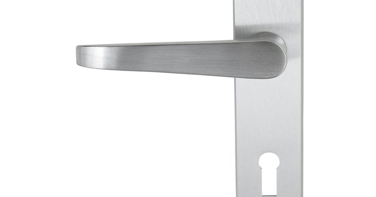 Carlisle Brass Narrow Plate with Straight Lever Handle